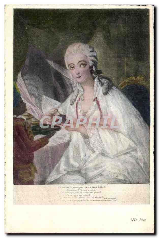 Portrait de la plus belle — Madame de Pompadour — ND Phot