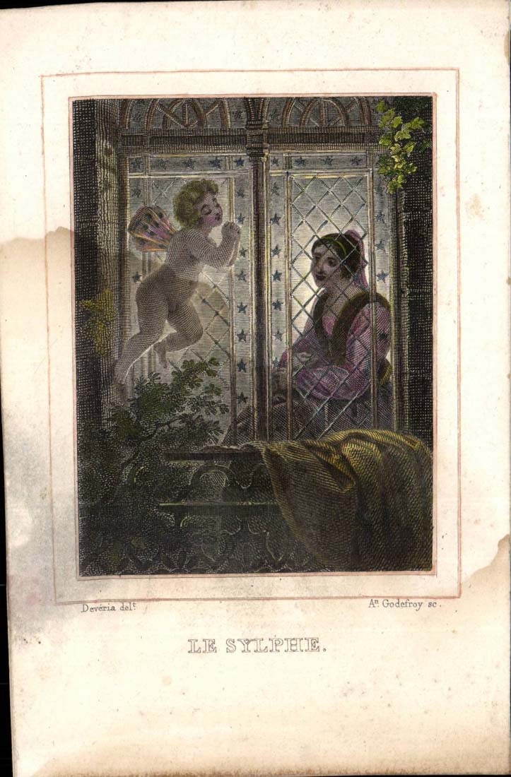 CPA Illustrateur Le sylphe Godefroy