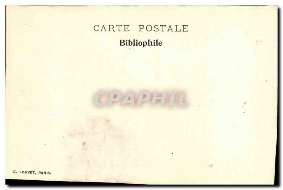 CPA Illustrateur Le sylphe Godefroy — Rückseite