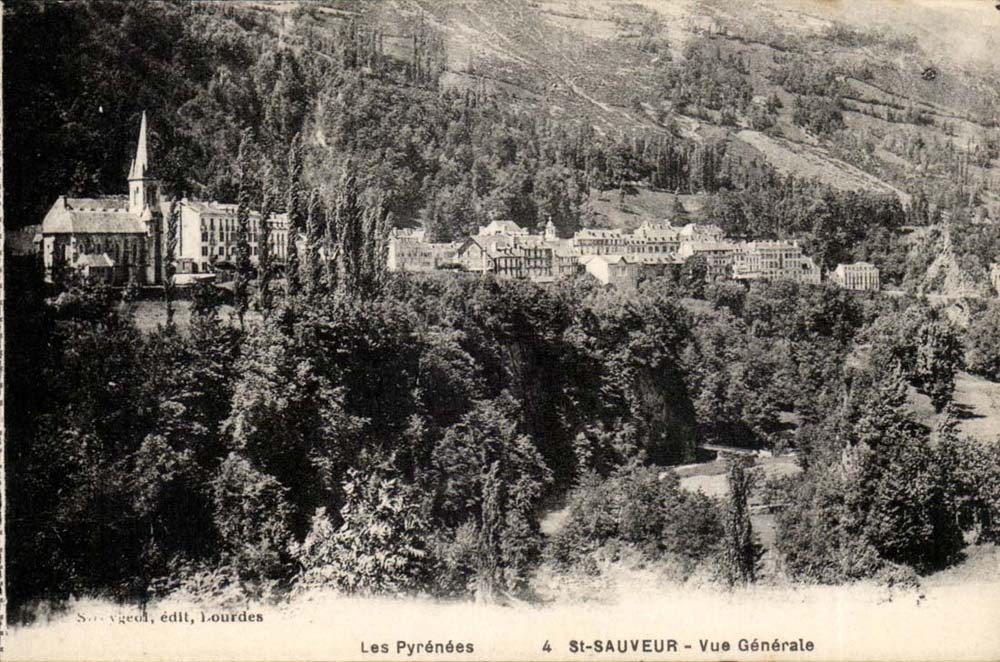 Saint Sauveur CPA Vue generale