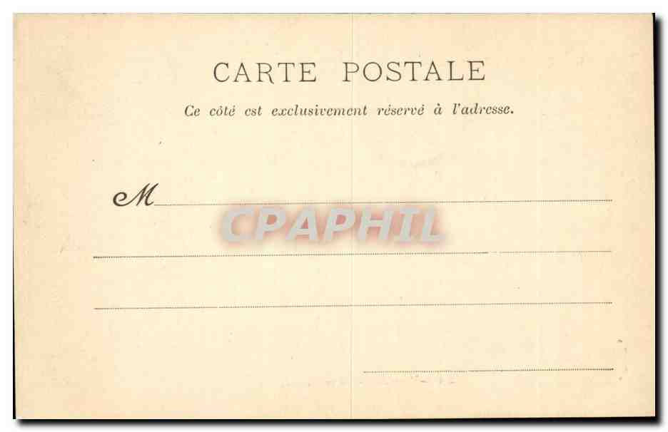 Lourdes CPA Le vieux chateau fort (Villa Montfort) — Verso