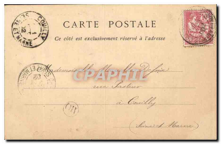 Bougligny — Vista sul Loing — Editore Moret, n°2 — Verso