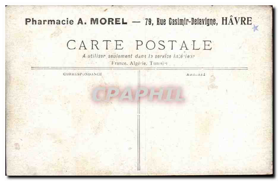 Moret CPA Le Loing  — Rückseite