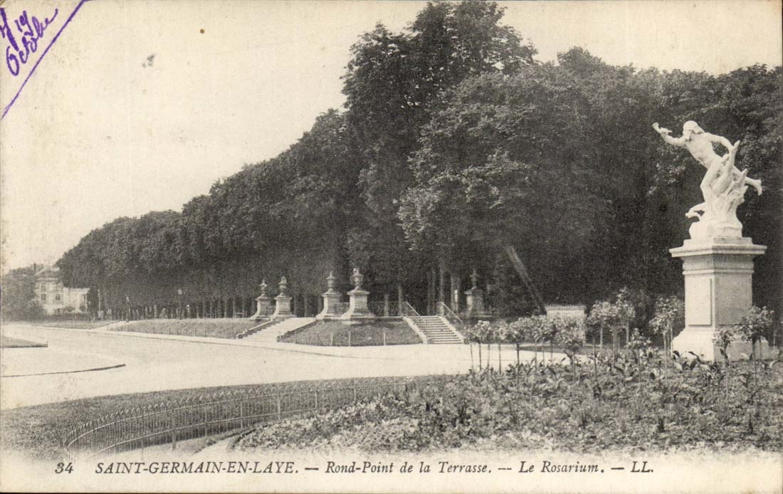 Saint-Germain-en-Laye — Rond-Point de la Terrasse — Le Rosarium — LL.