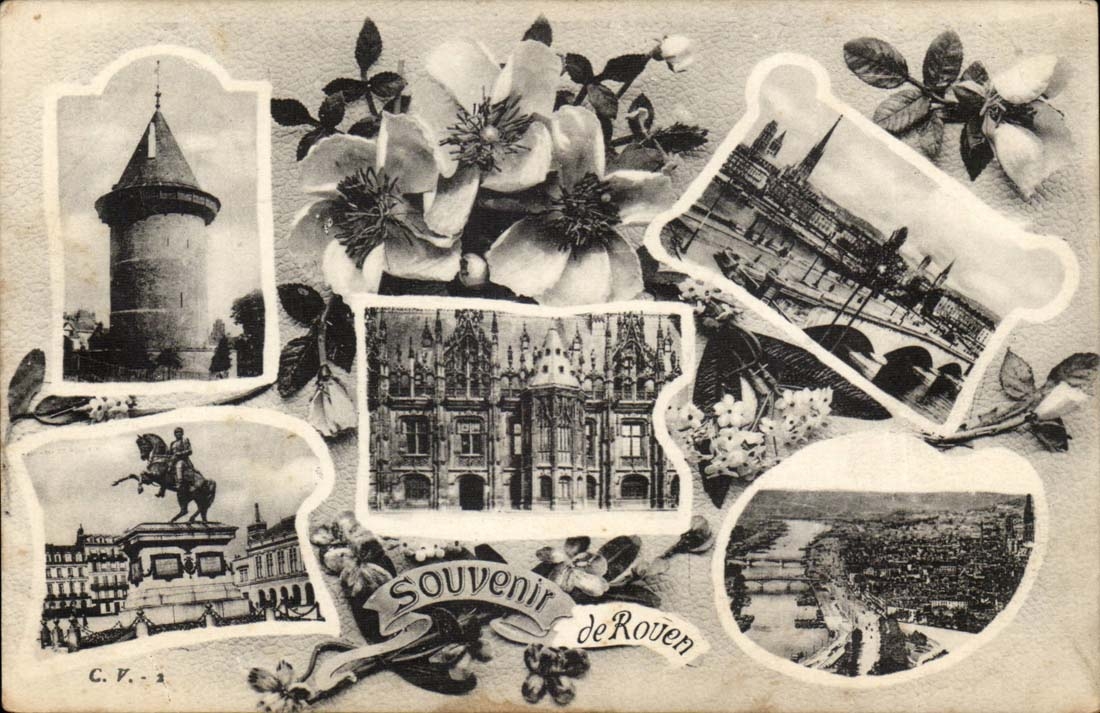 CPA Souvenir de Rouen