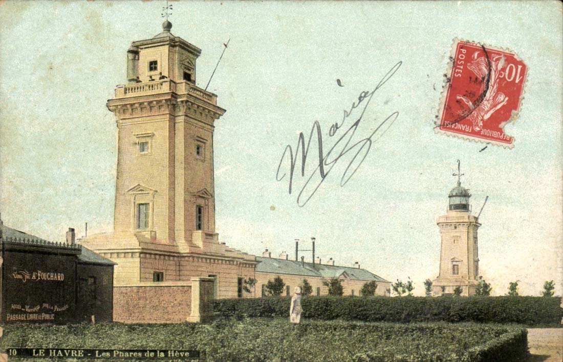 Le Havre CPA Les phares de la Heve (lighthouse)