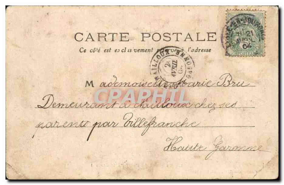 CPA le sommeil du petit patissier (folklore petits metiers) — Rückseite