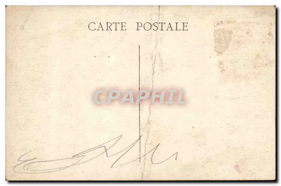 CPA Fantaisie Le parisien Le marseillais — Rückseite