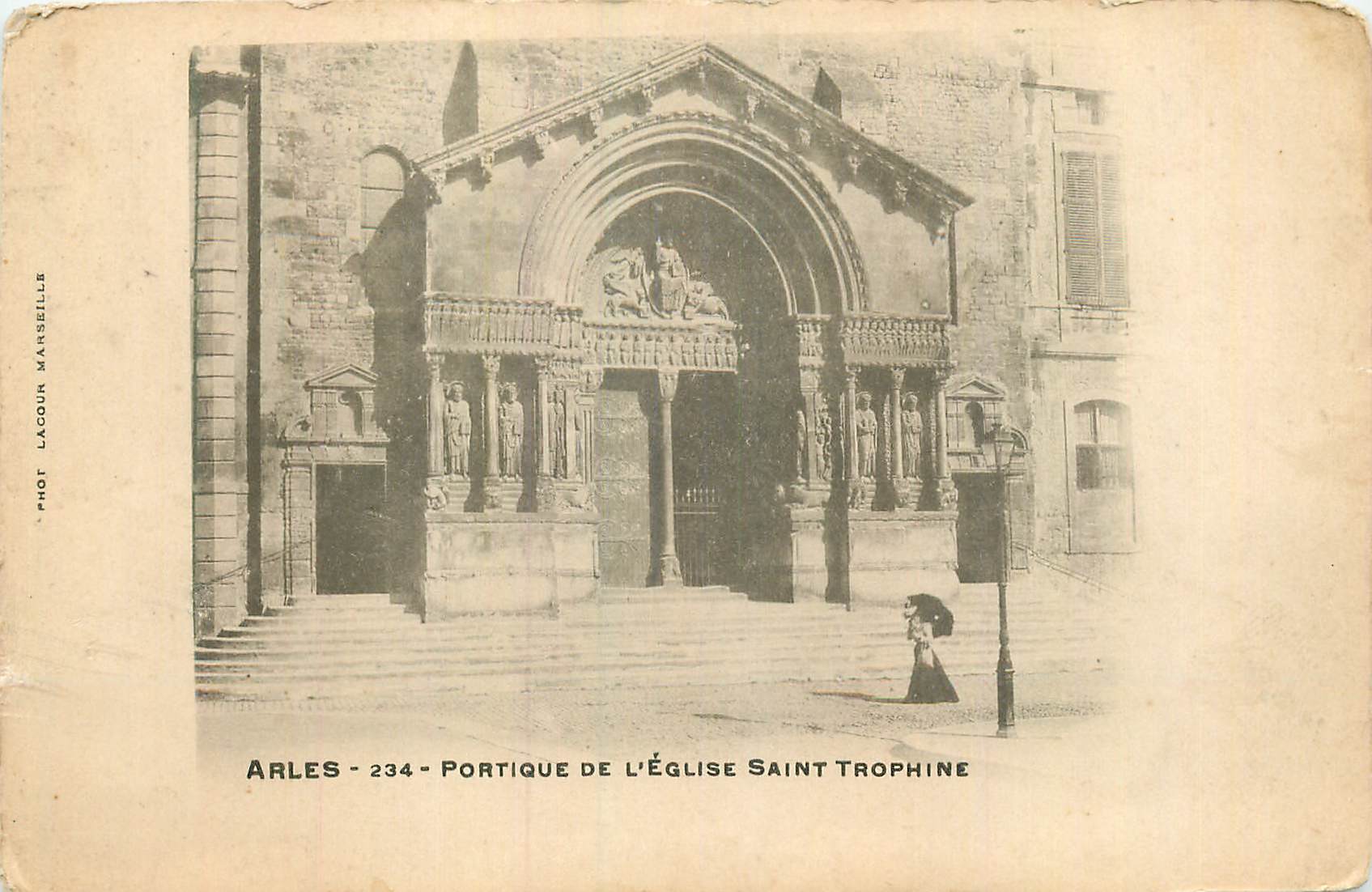Arles — Portikus der Kirche Saint Trophime — Fot. Lacouh Marseille, Nr. 234