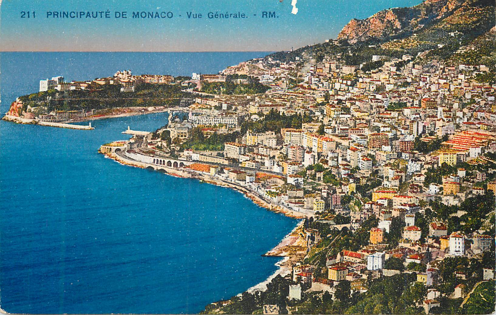 CPA Principaute de Monaco Vue Generale
