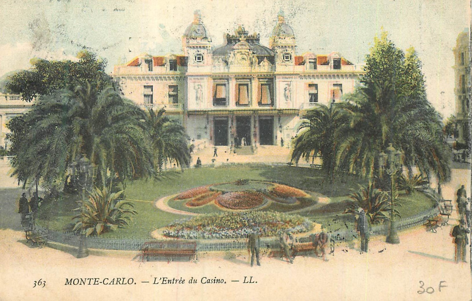 CPA Monte Carlo L'Entree du Casino