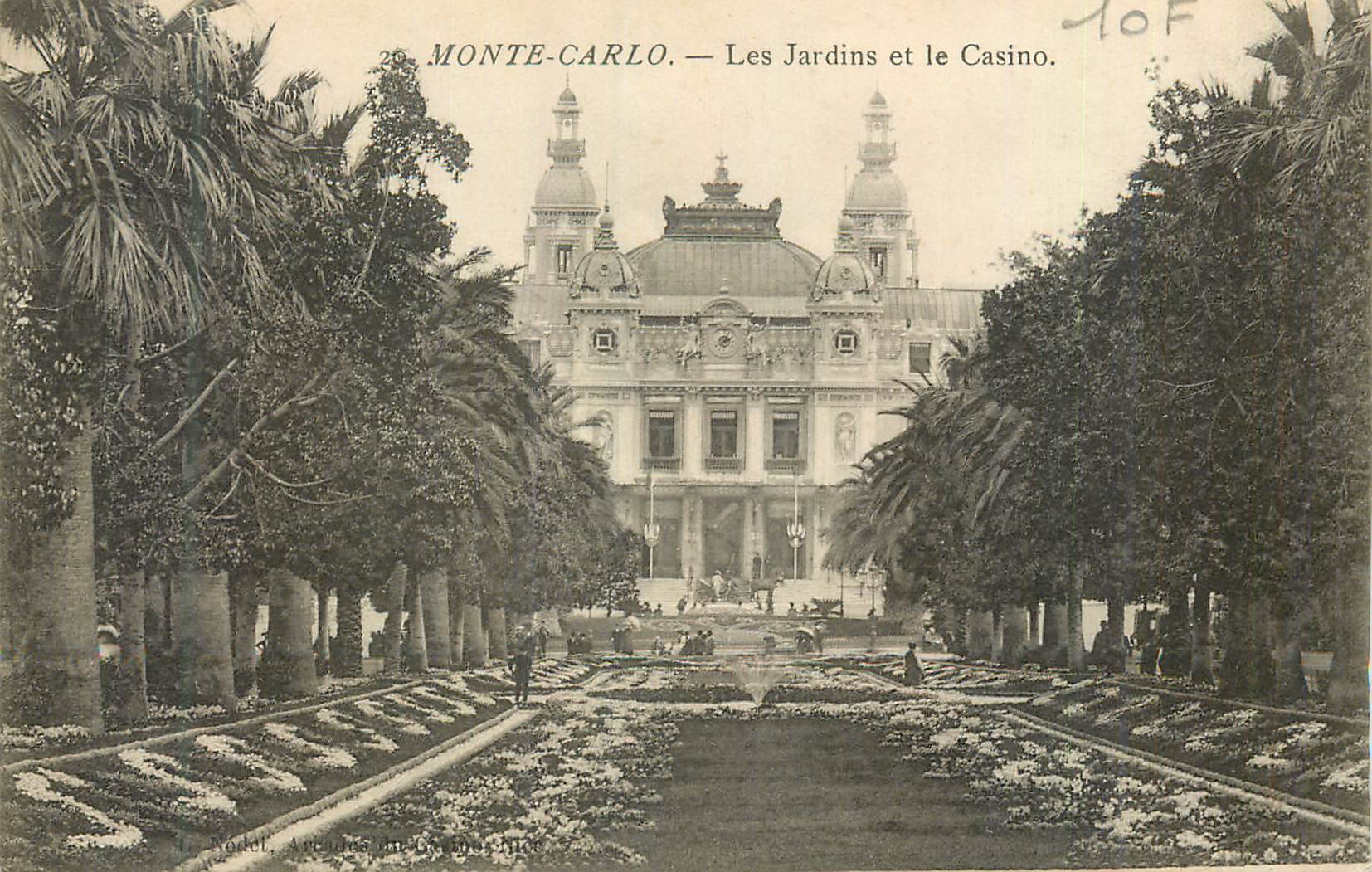 CPA Monte Carlo Les Jardins et le Casino
