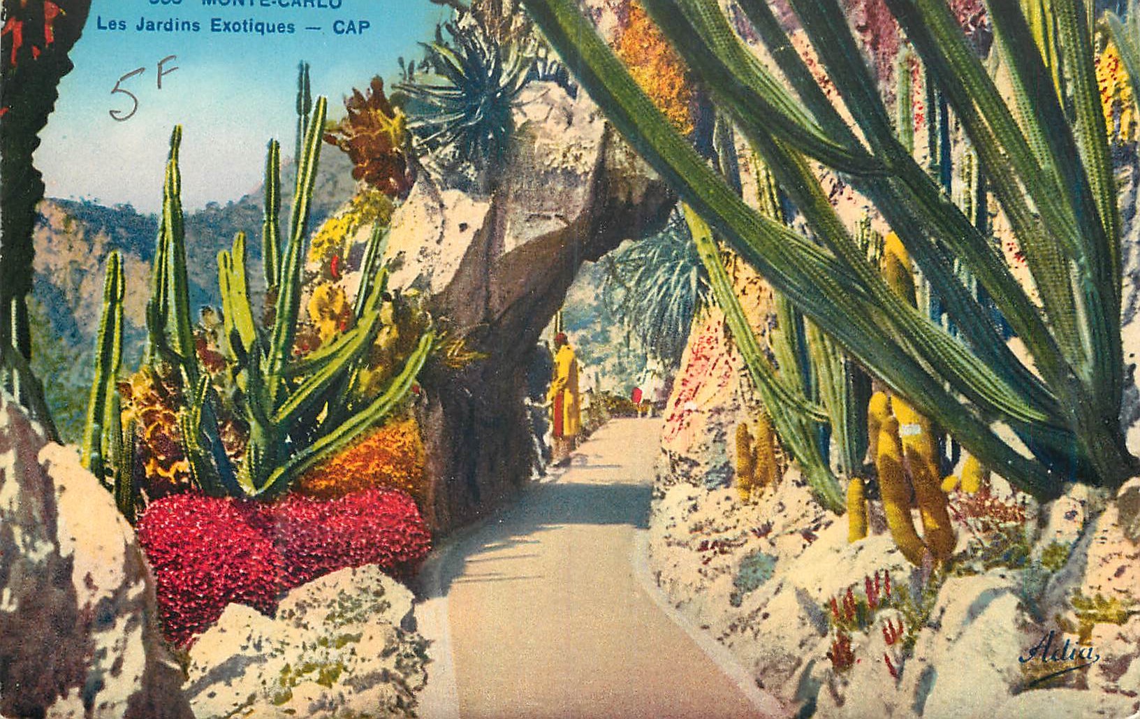 CPA Monte Carlo Les Jardins Exotiques