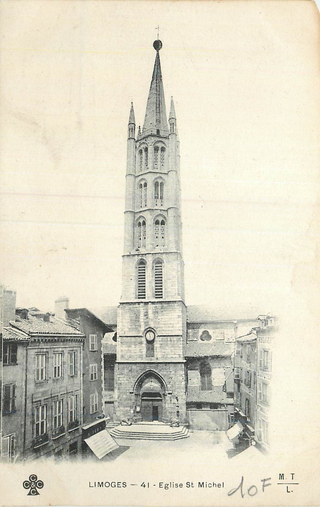 CPA Limoges Eglise St Michel