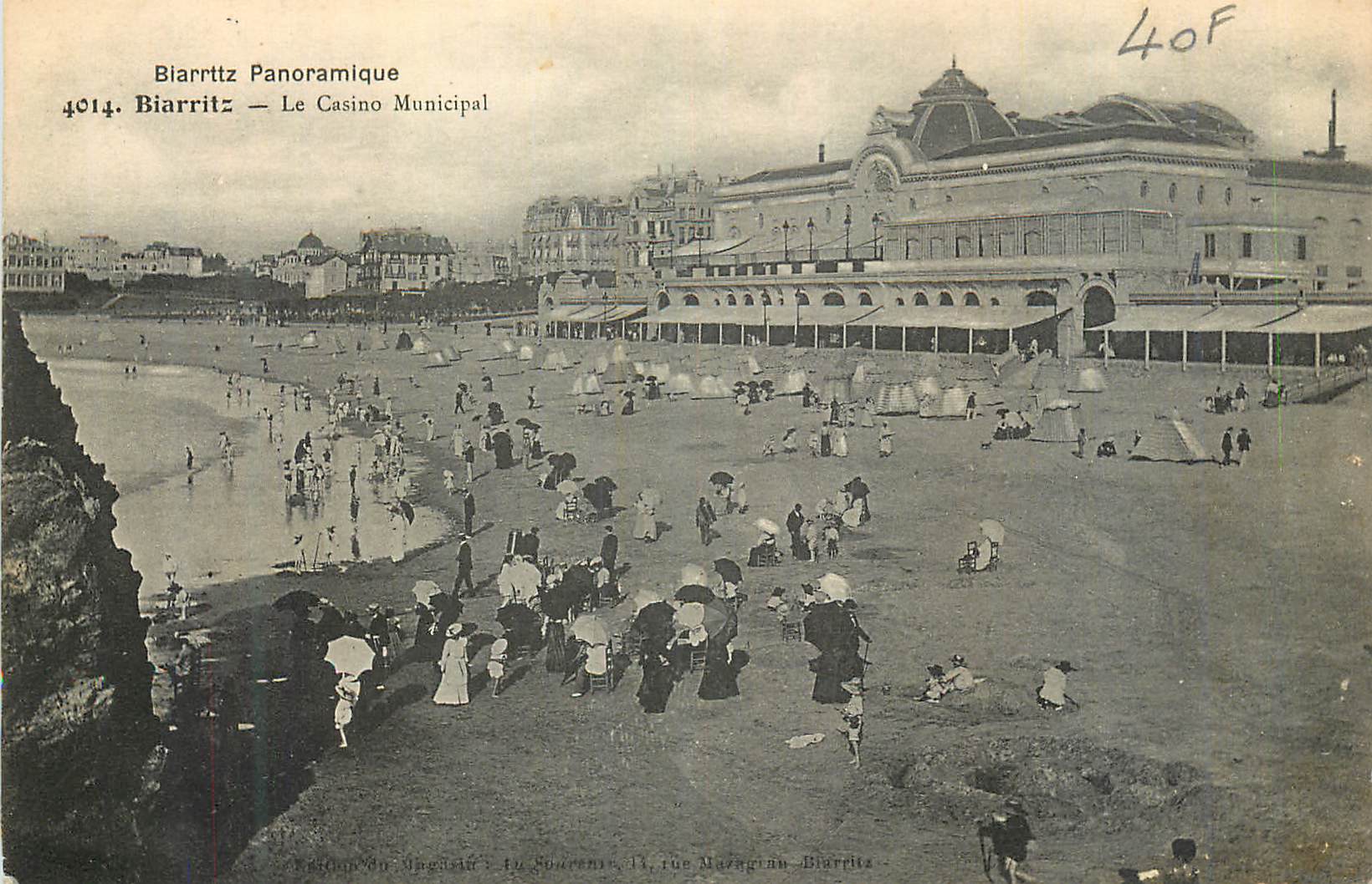 CPA Biarritz Le Casino Municipal