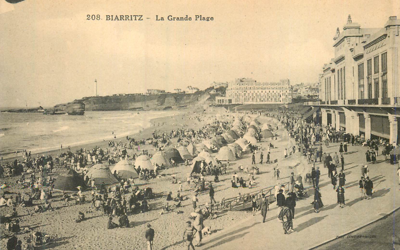 CPA Biarritz La Grande Plage