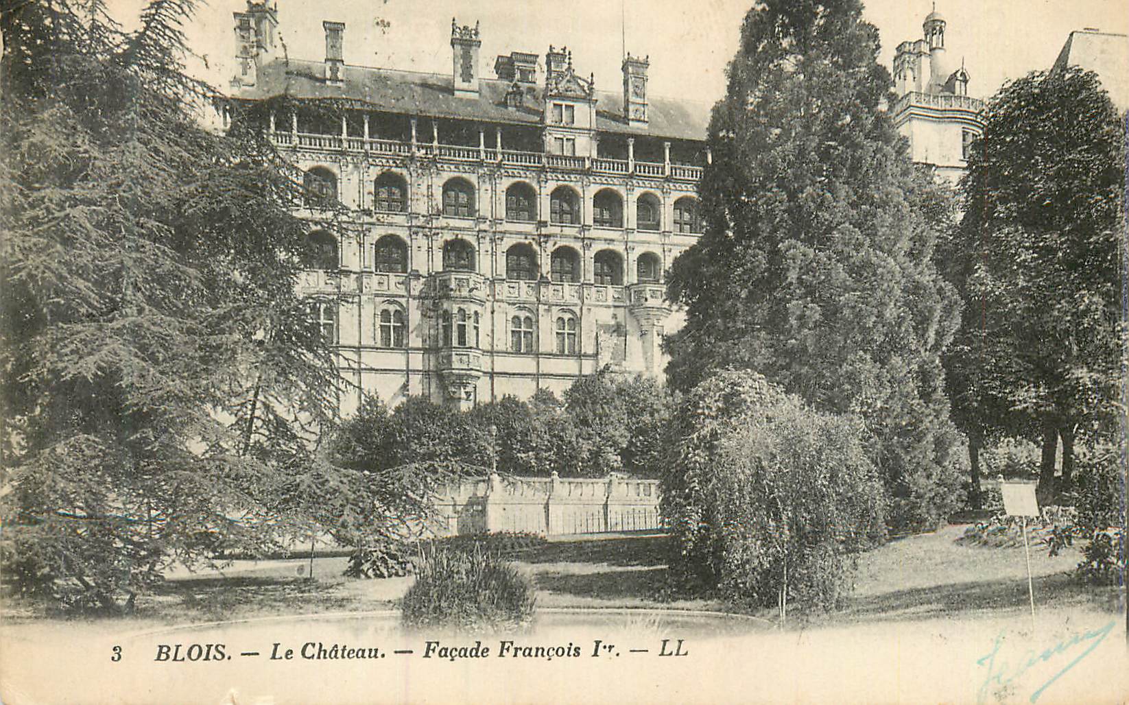 CPA Blois Le Chateau Facade Francois 1er