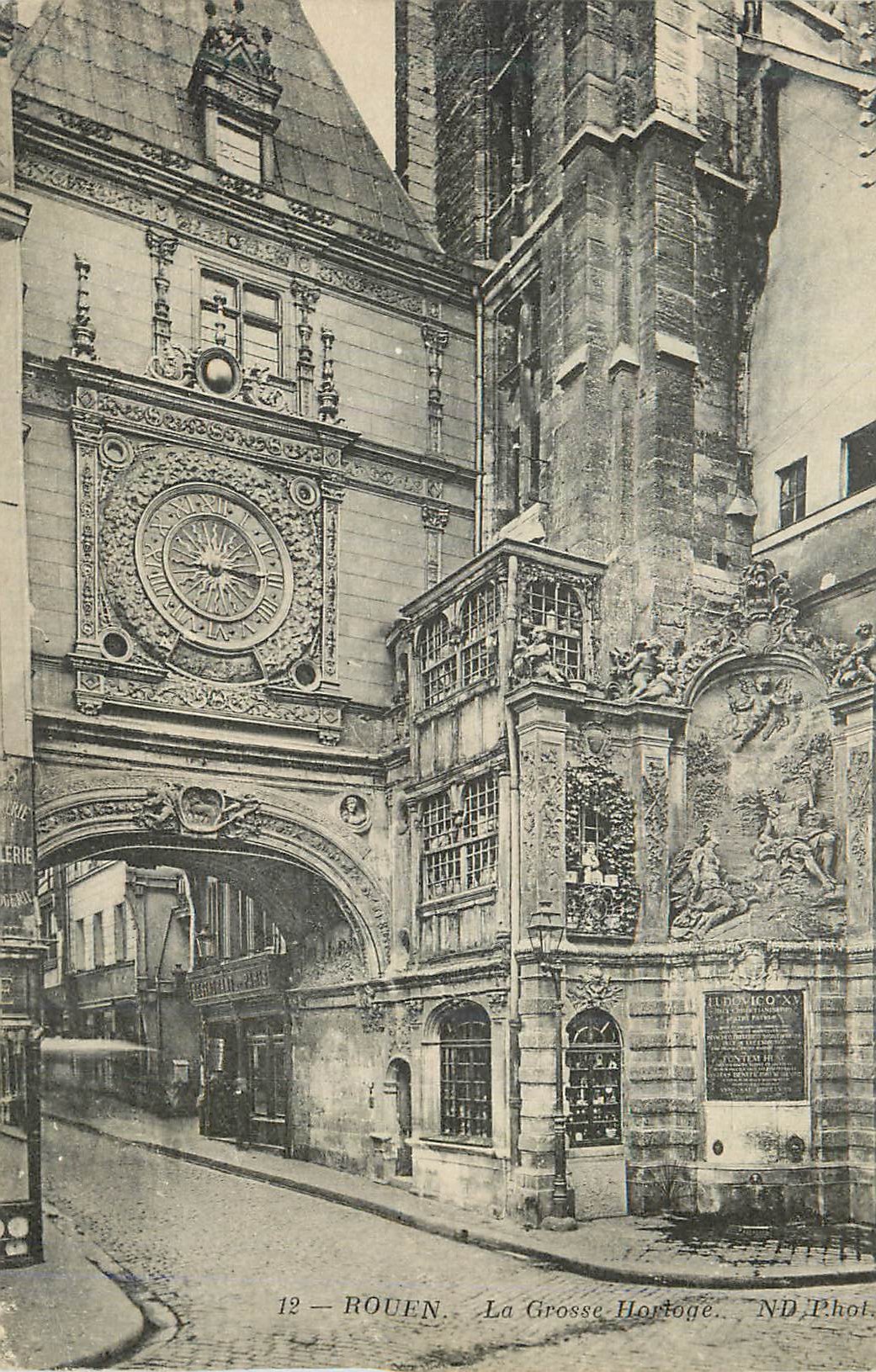 CPA Rouen La Grosse Horloge