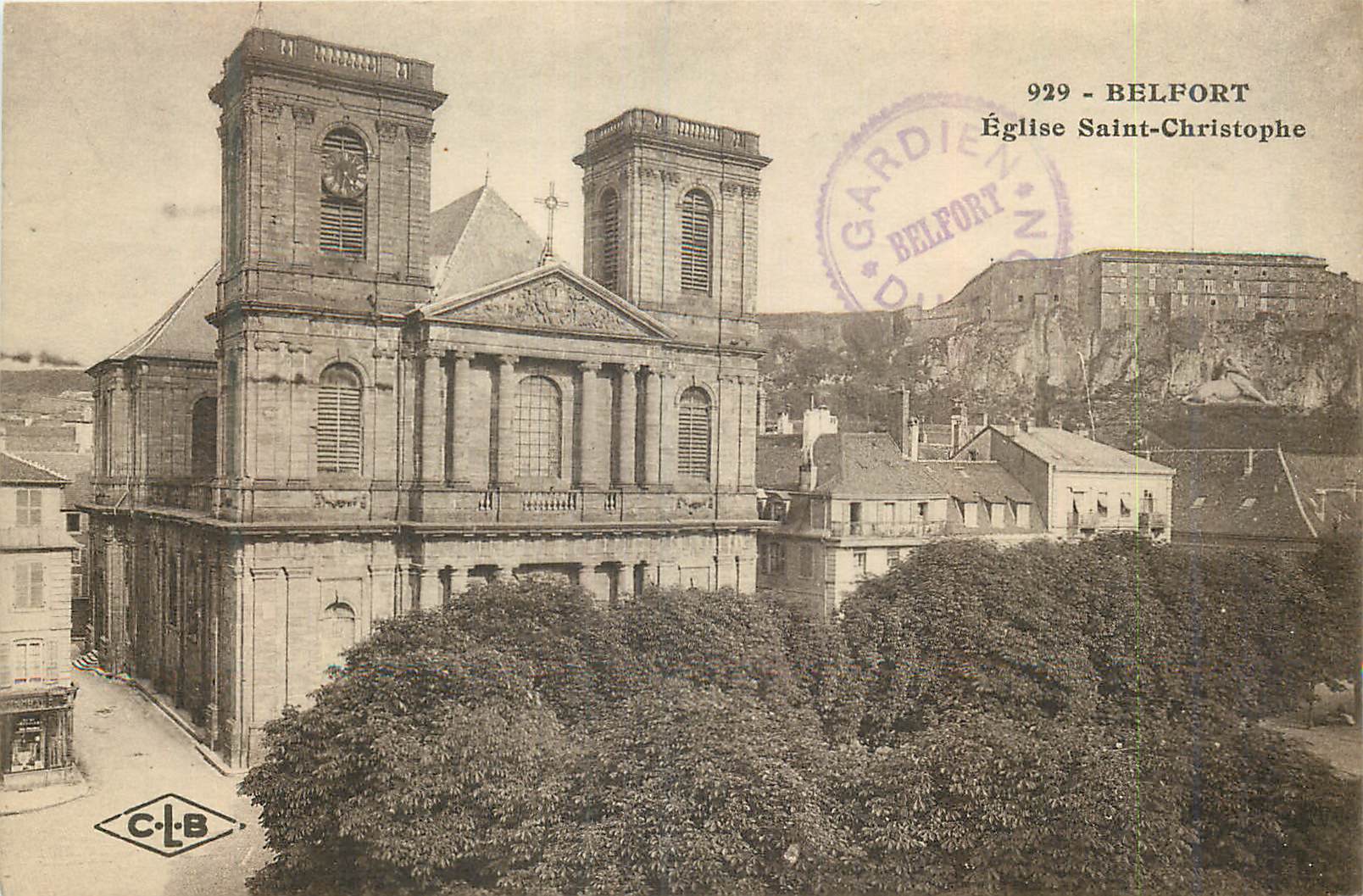 CPA Belfort Eglise Saint Christophe