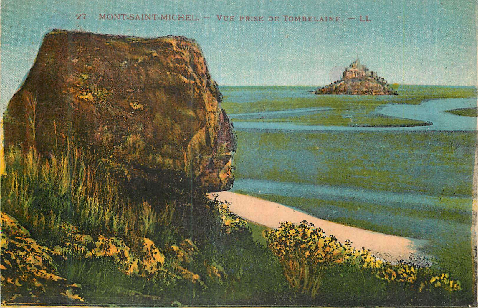 Mont-Saint-Michel — Vue prise de Tombelaine — LL