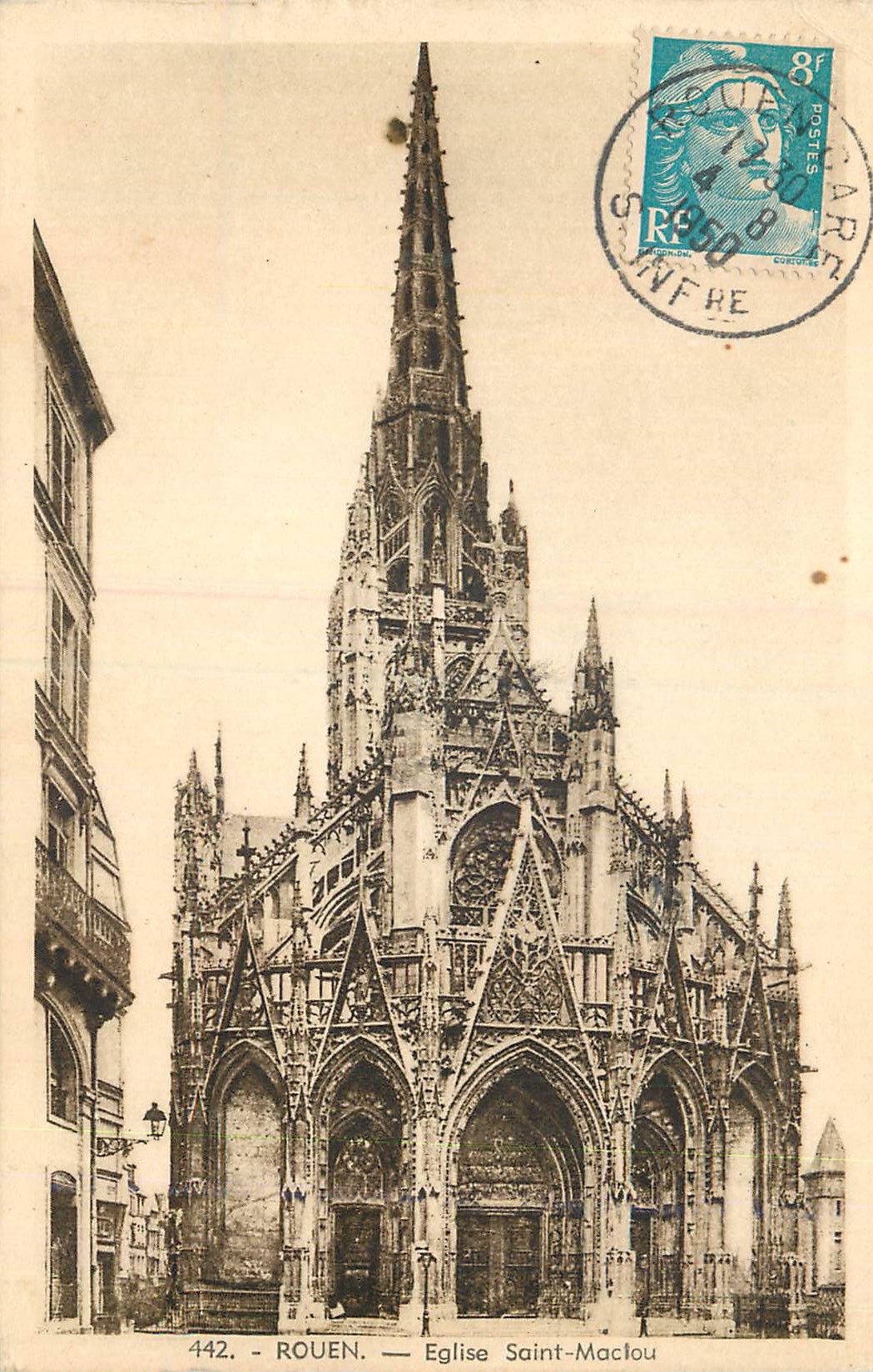 CPA Rouen L'Eglise Saint Maclou