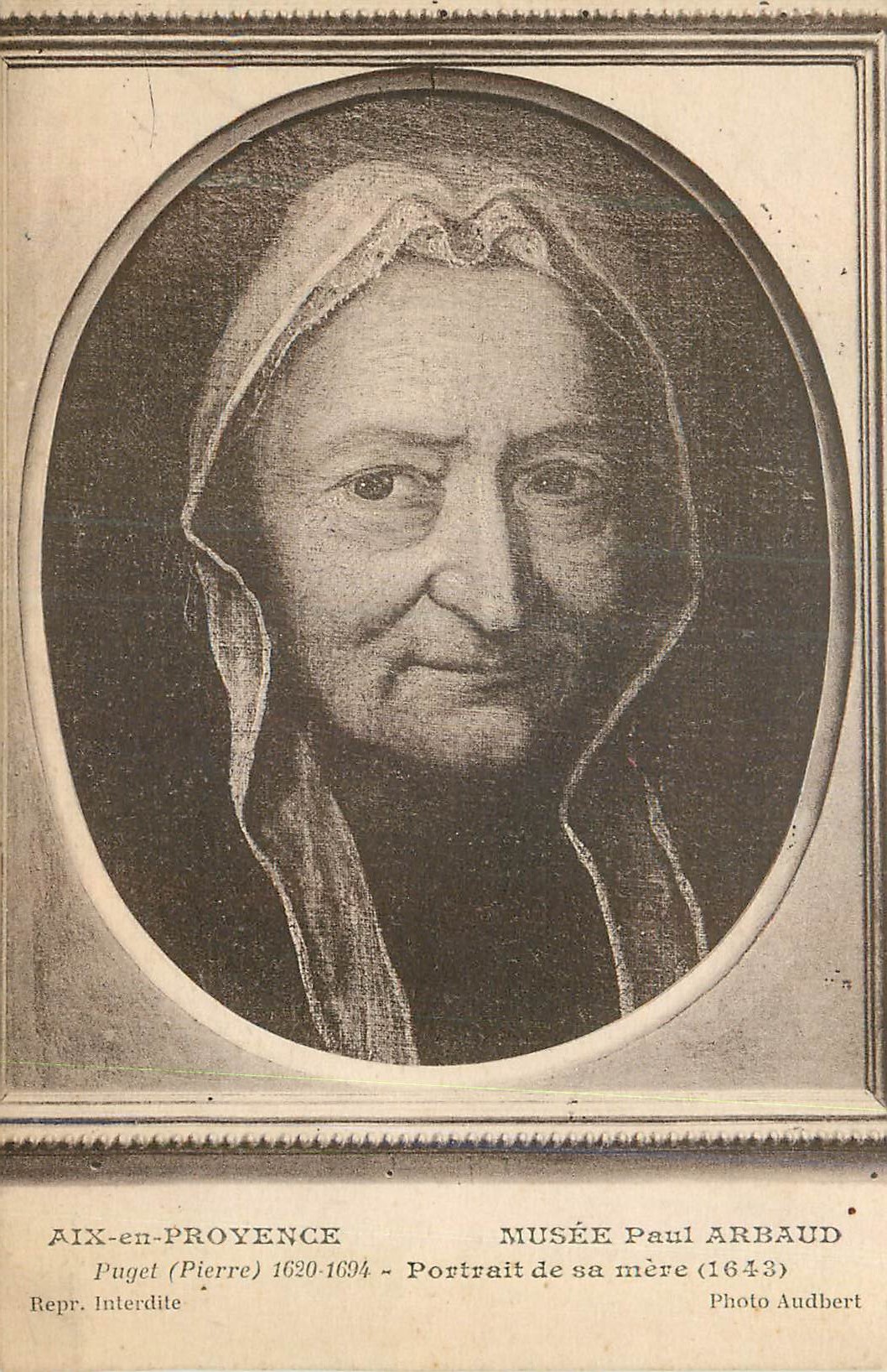Aix-en-Provence — Portrait de la mère de Pierre Puget (1643) — Musée Paul Arbaud, Photo Audbert