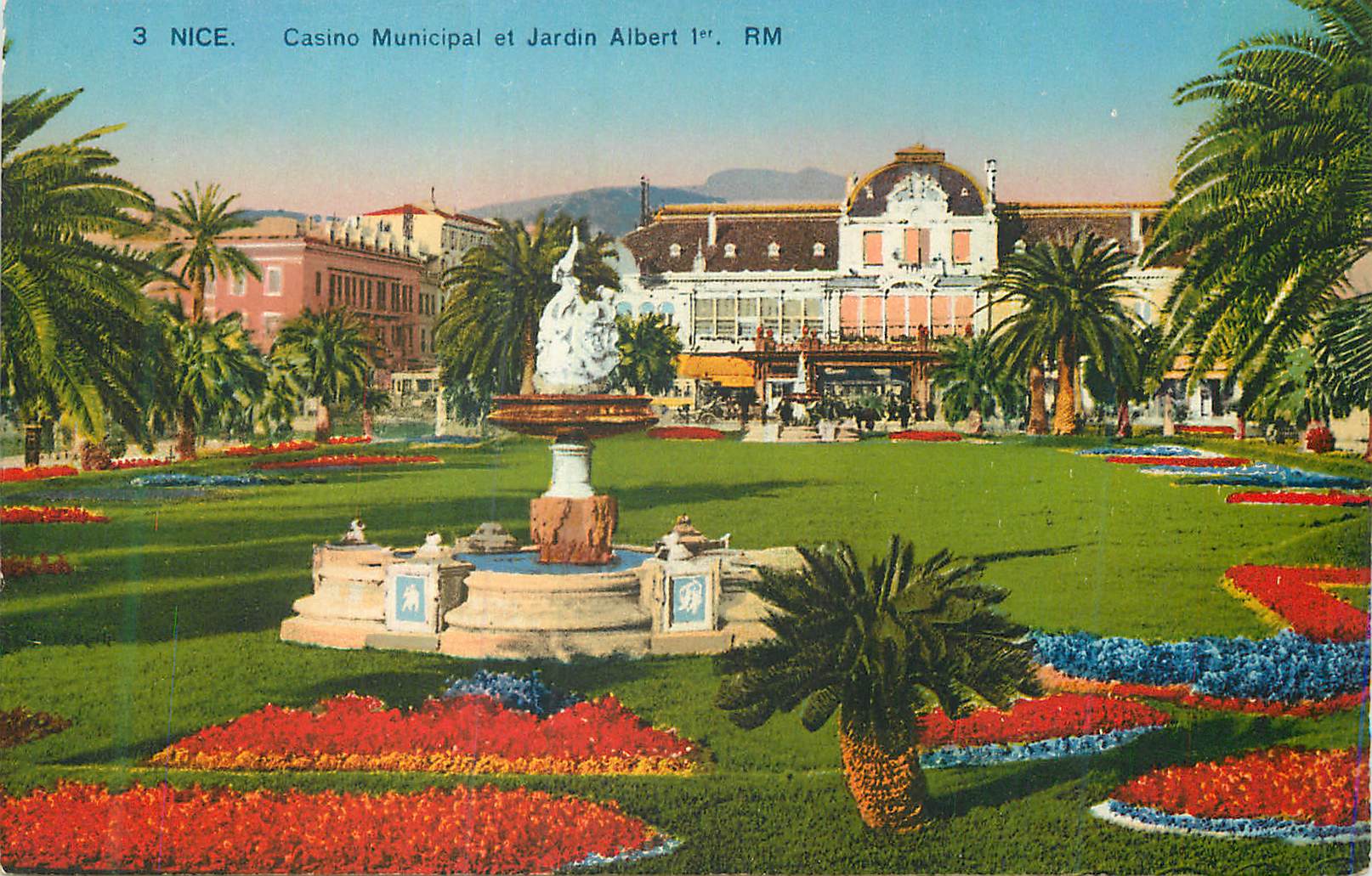 CPA Nice Casino Municipal et Jardin Albert 1er