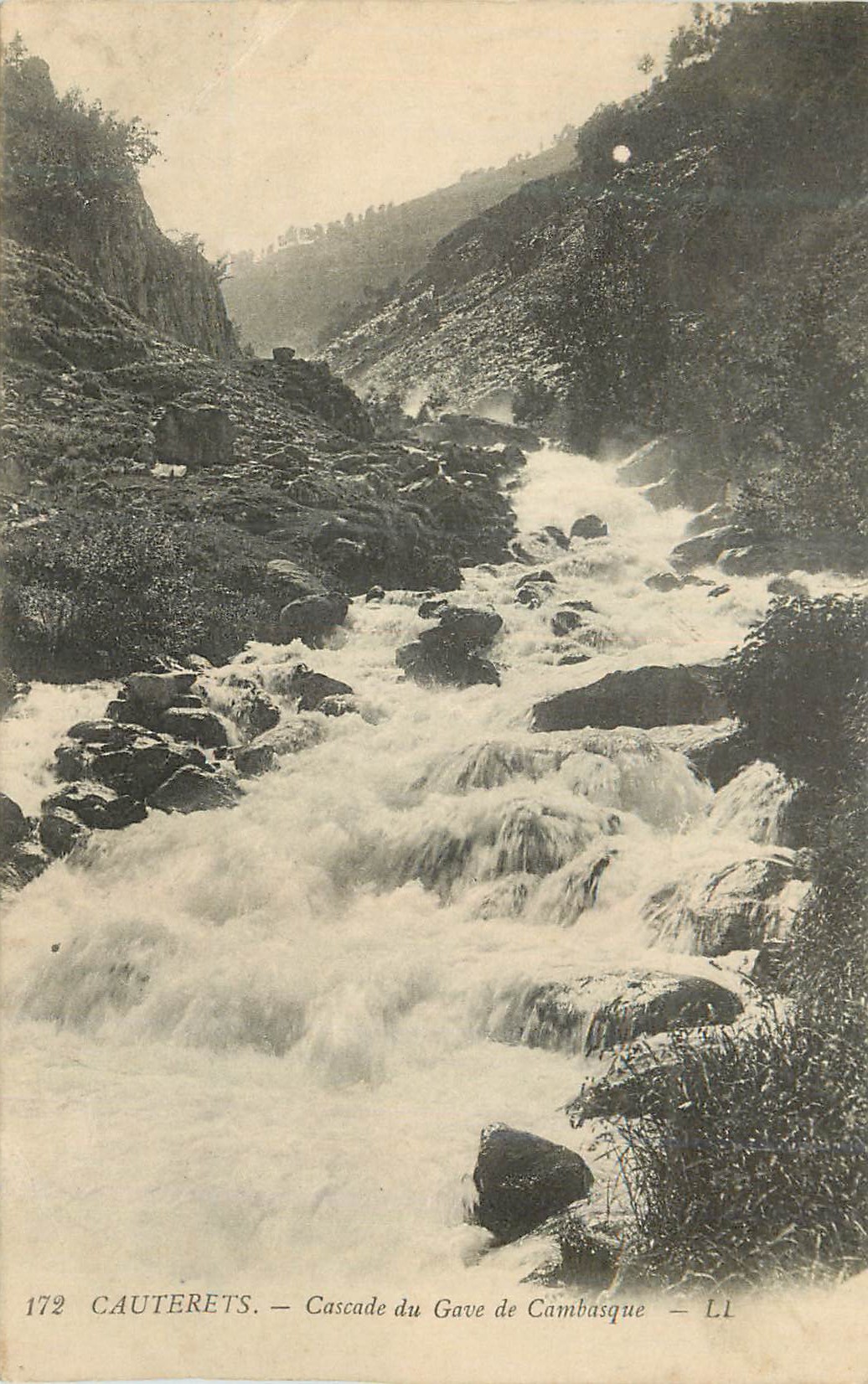 CPA Cauterets Cascade du Gave de Cambasque
