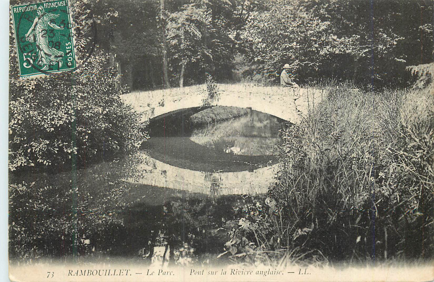 Rambouillet — Le Parc. Pont sur la Rivière anglaise — L.L.