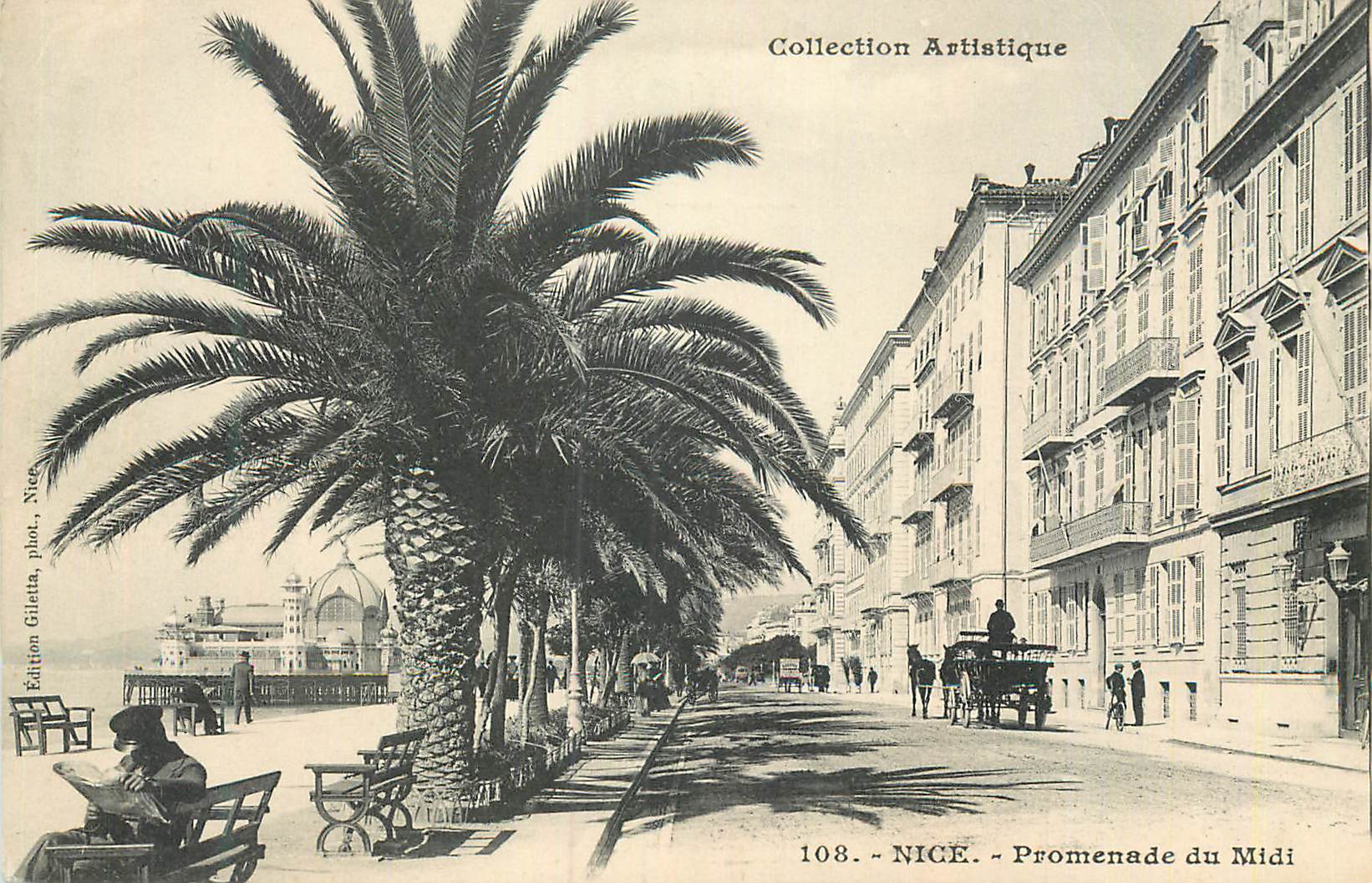 CPA Nice Promenade du Midi