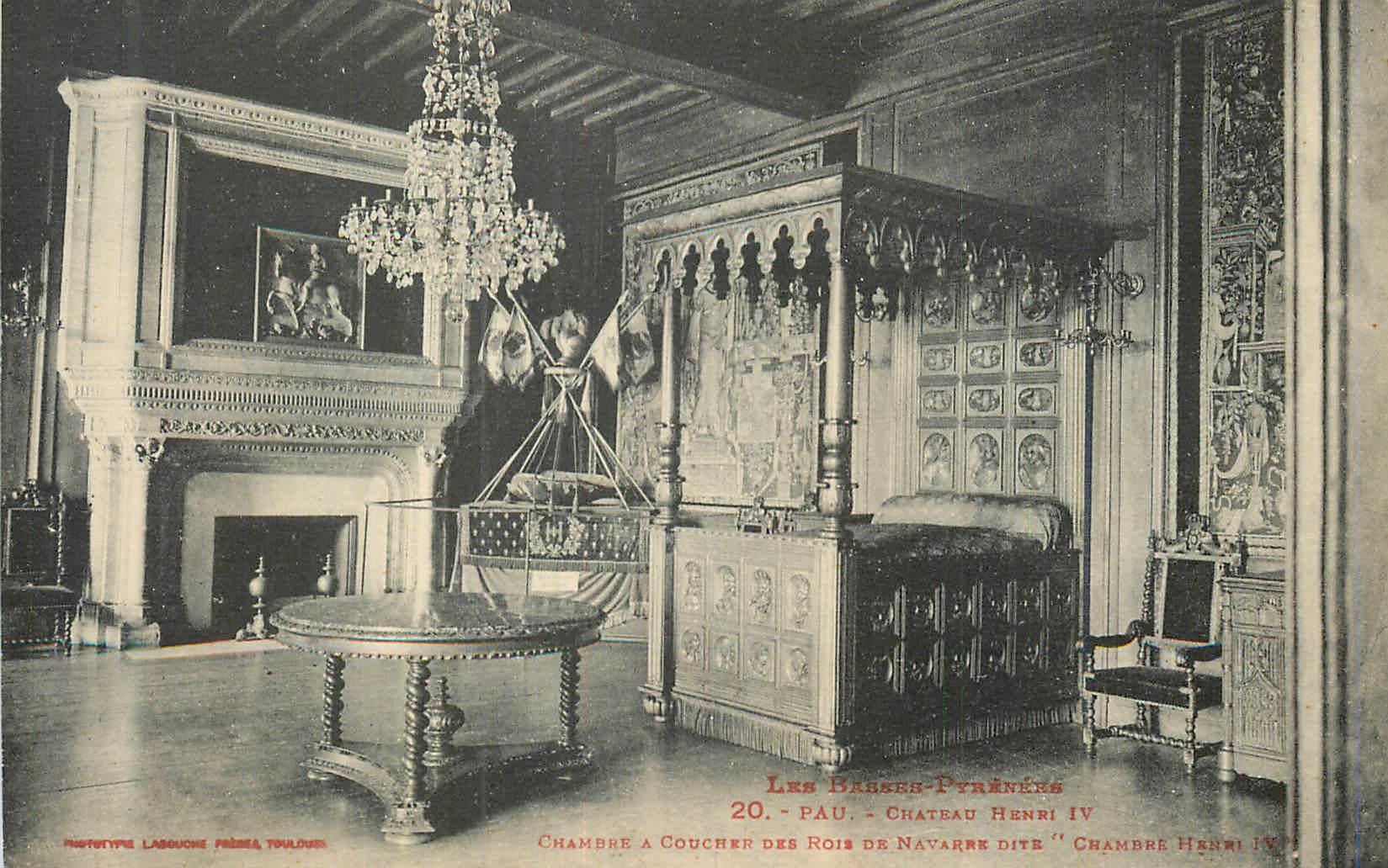 Chambre à Coucher des Rois de Navarre — Château Henri IV — Pau — Les Basses-Pyrénées