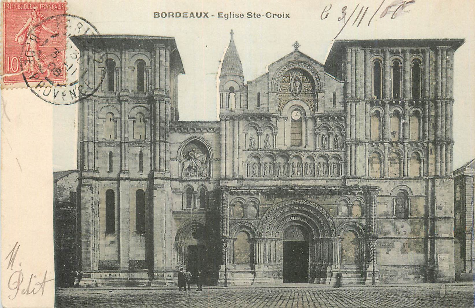 CPA Bordeaux Eglise Ste Croix
