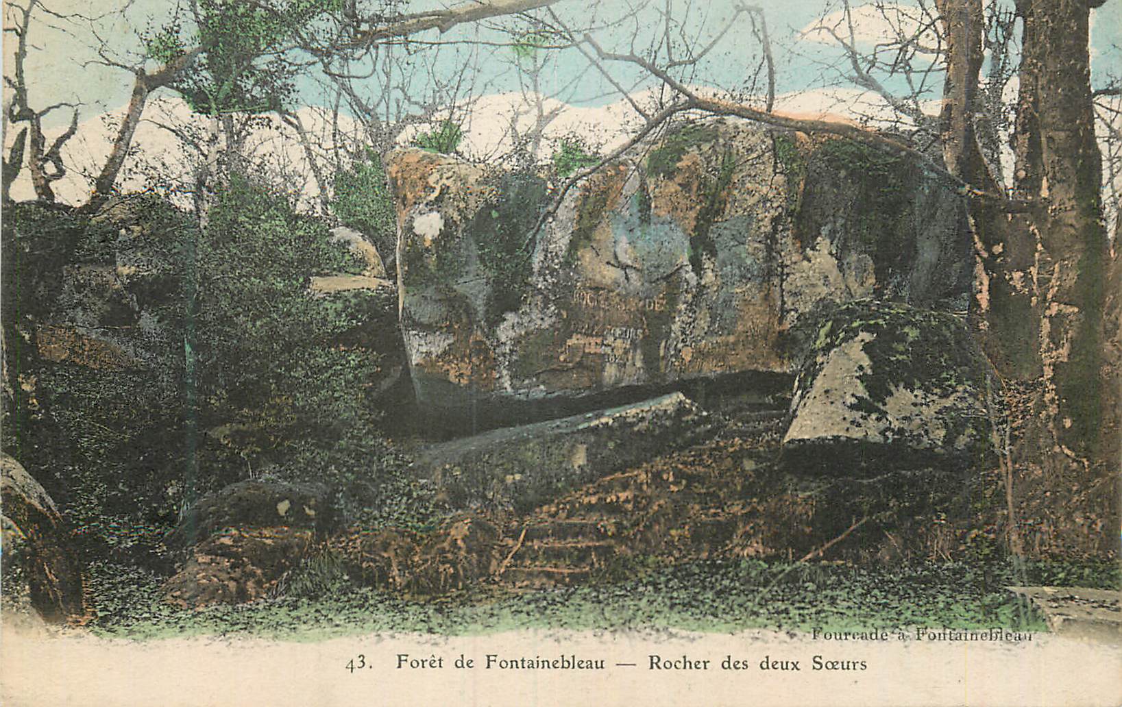 Foresta di Fontainebleau — Roccione delle Due Sorelle — Fourcade a Fontainebleau