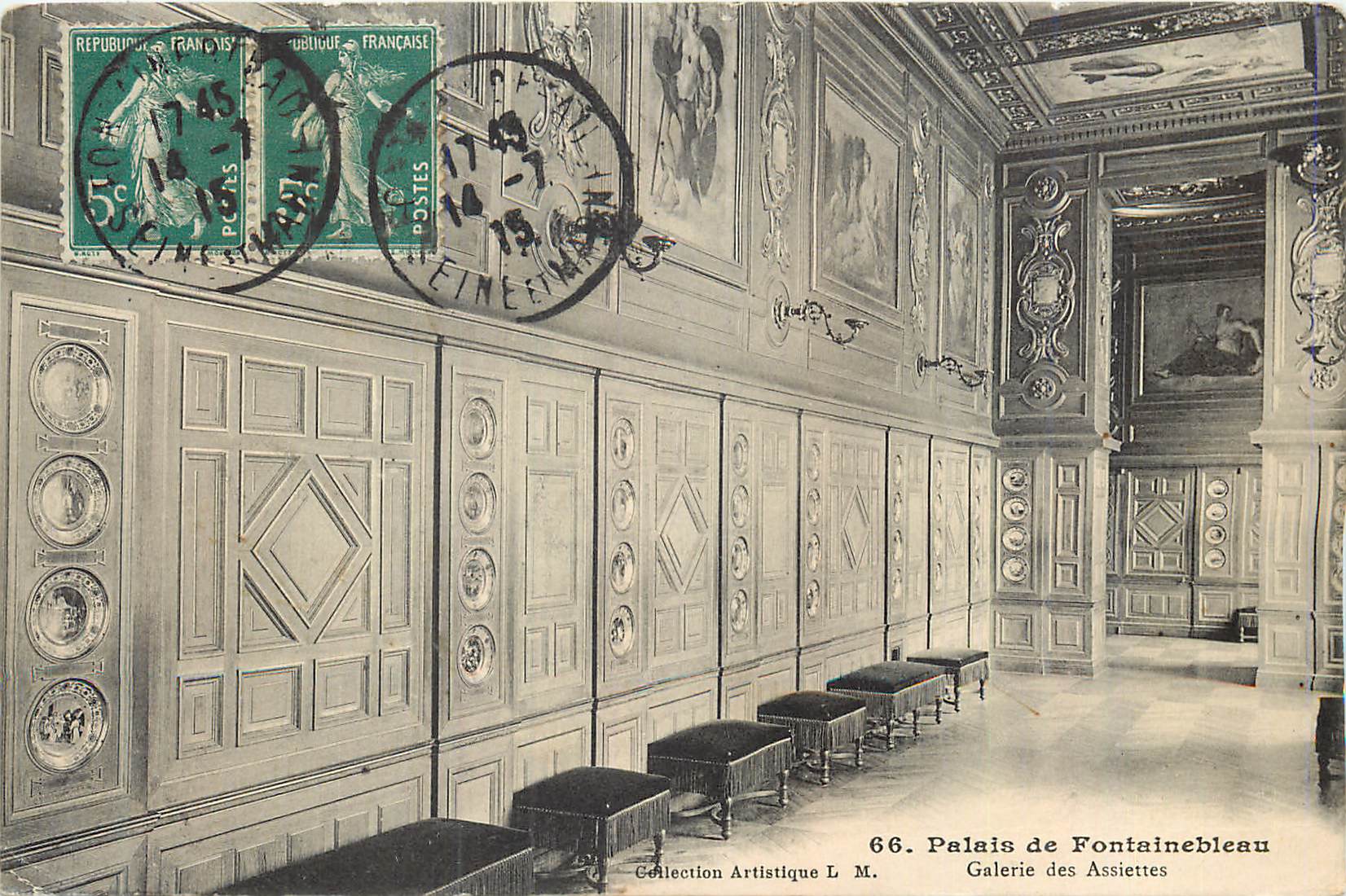 Palais de Fontainebleau — Galerie des Assiettes — Collection Artistique L. M.