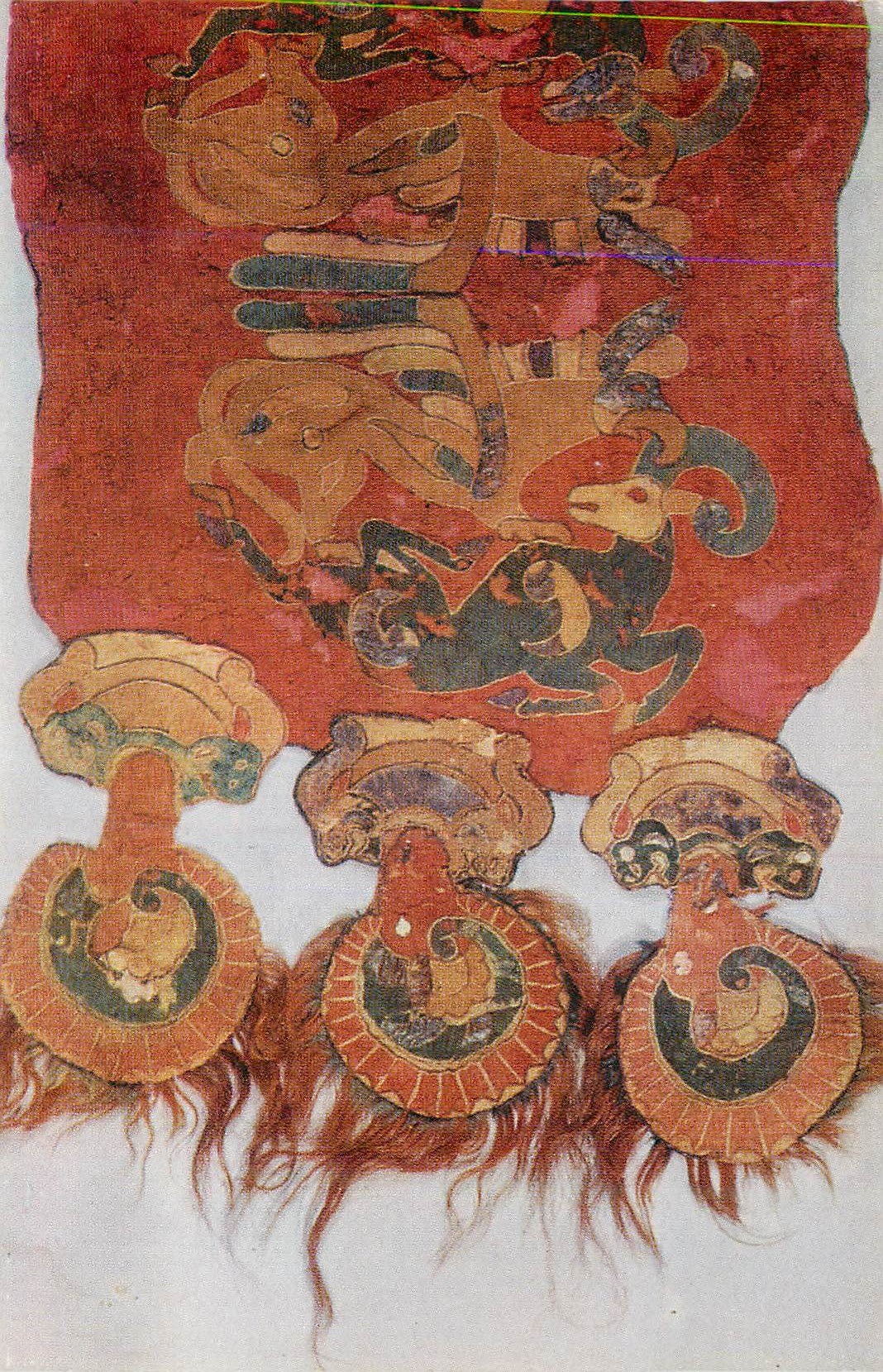 CPM The Hermitage Museum Covering of a Saddlie Felt Leather Pazyryk Altai