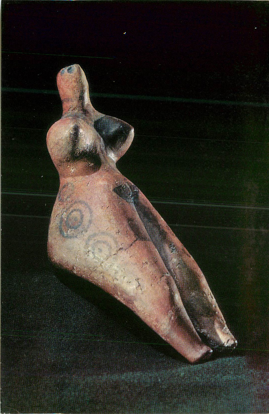 CPM The Hermitage Museum Statuette of a Religious Cult Clay Yalangach Depe Southern Turkmenia