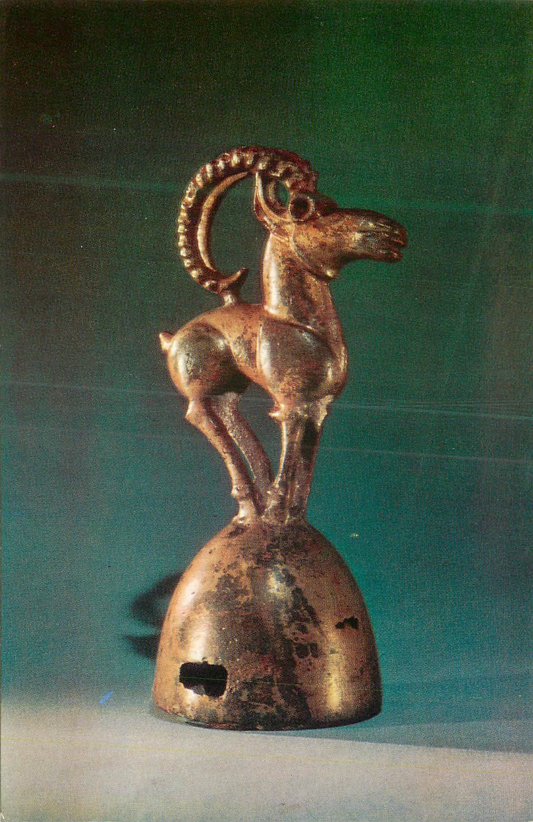 CPM The Hermitage Museum Bell Bronze Siberia Scythlan Epoch
