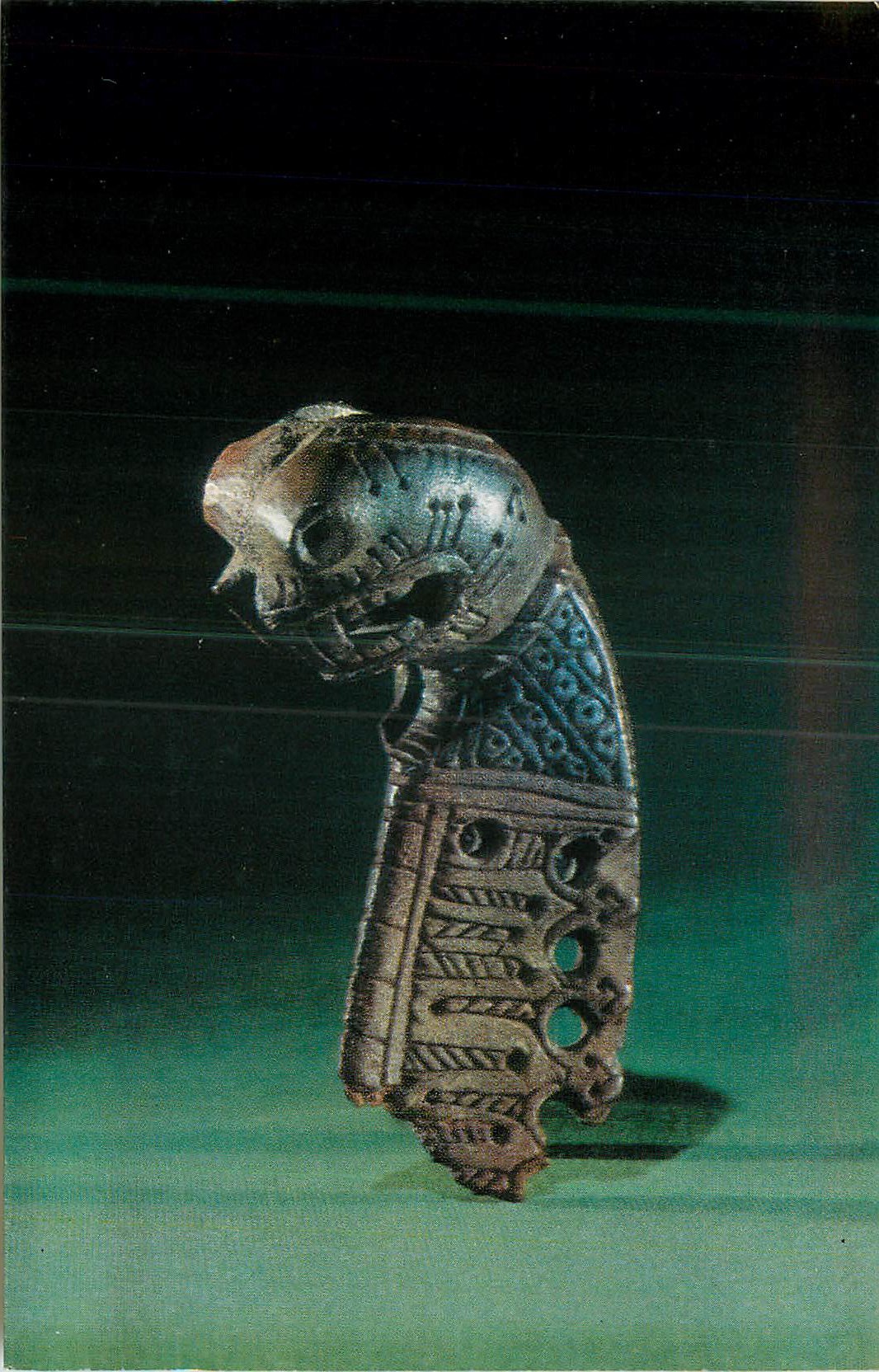 CPM The Hermitage Museum Head of a Beast Horn Staraya Ladoga 10th Century