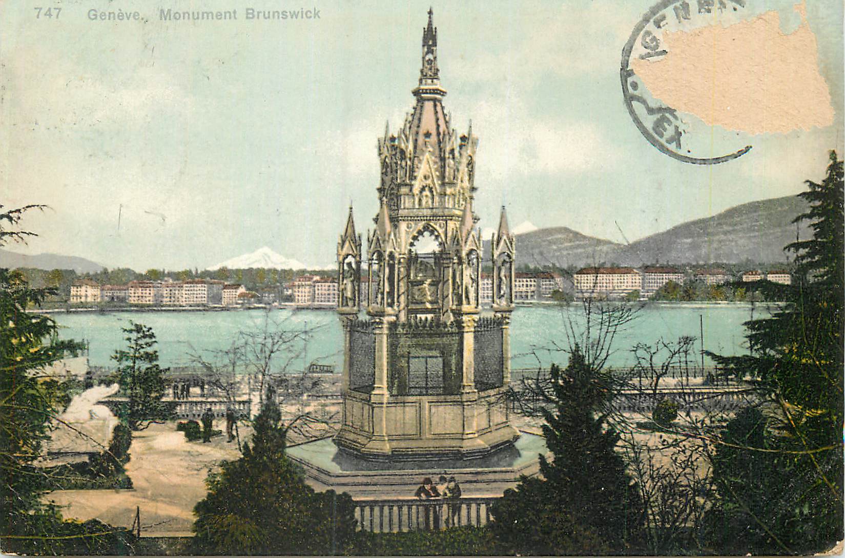 CPA Geneve Monument Brunswick