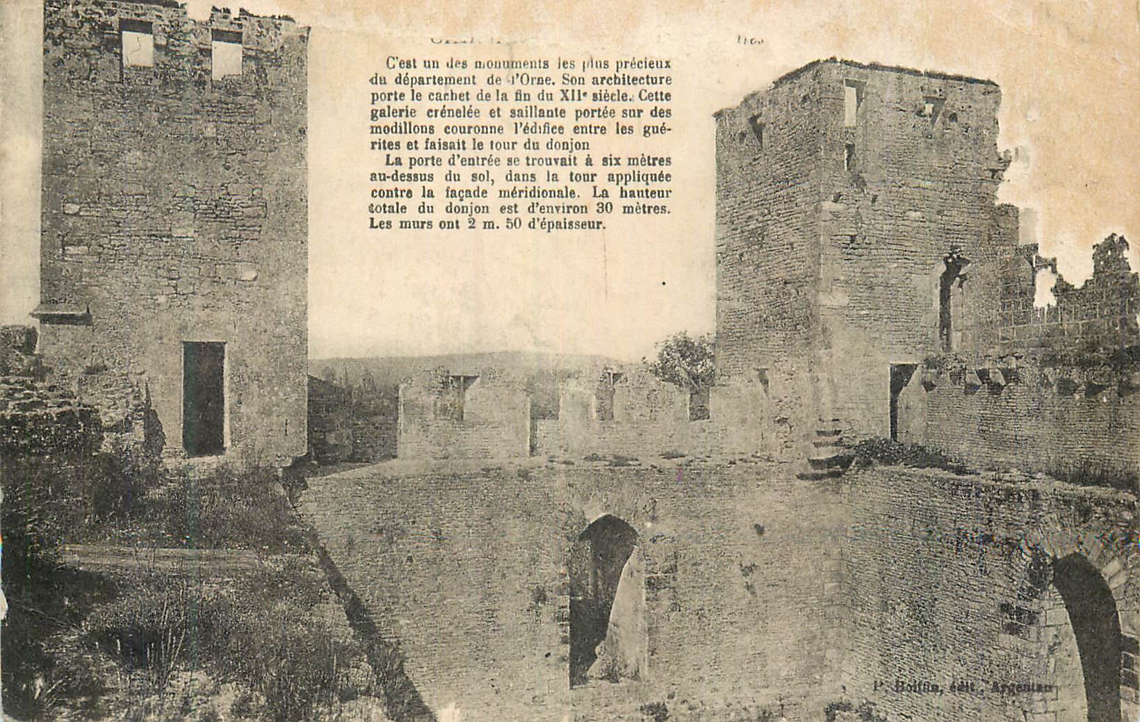 CPA Monuments les plus precieux du Departement de l'Orne