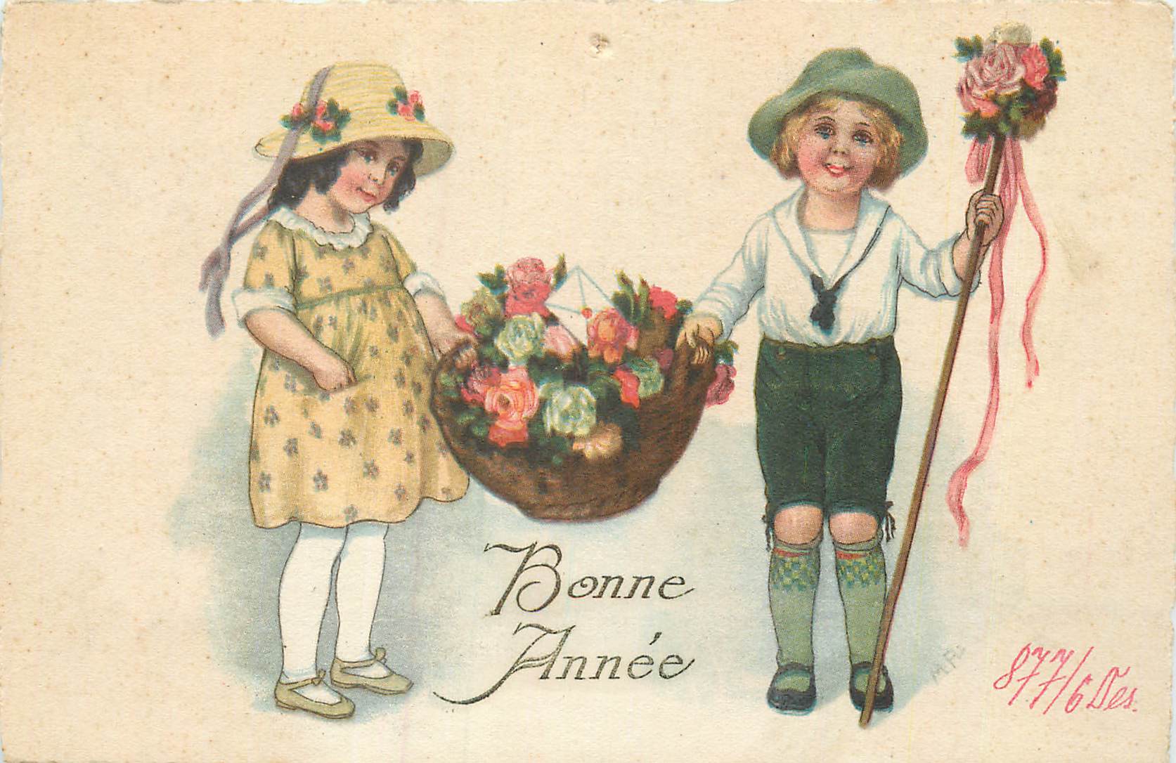 CPA Bonne Annee