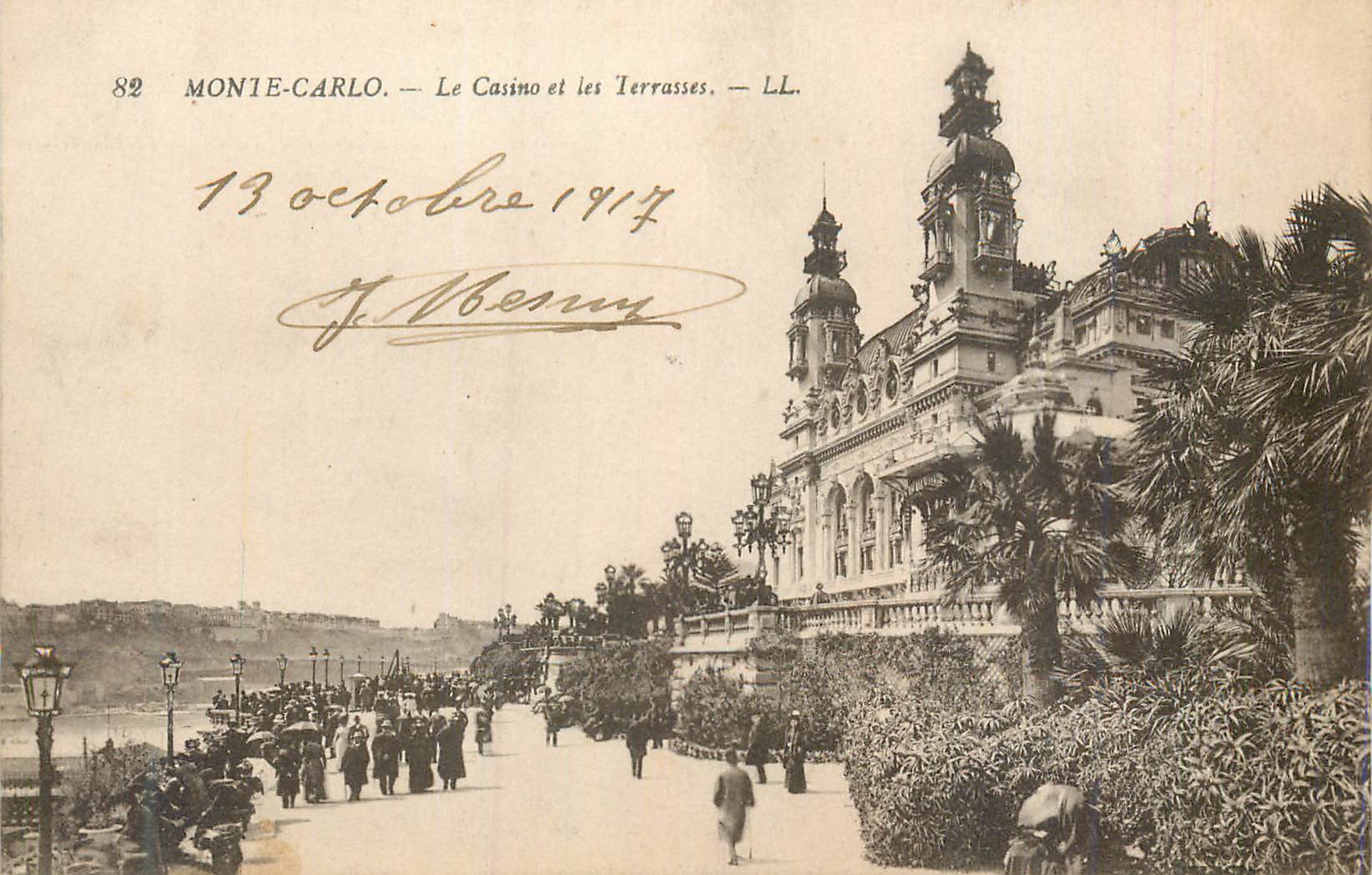Monaco-Carlo — Le Casino et les Terrasses — LL. — n°82
