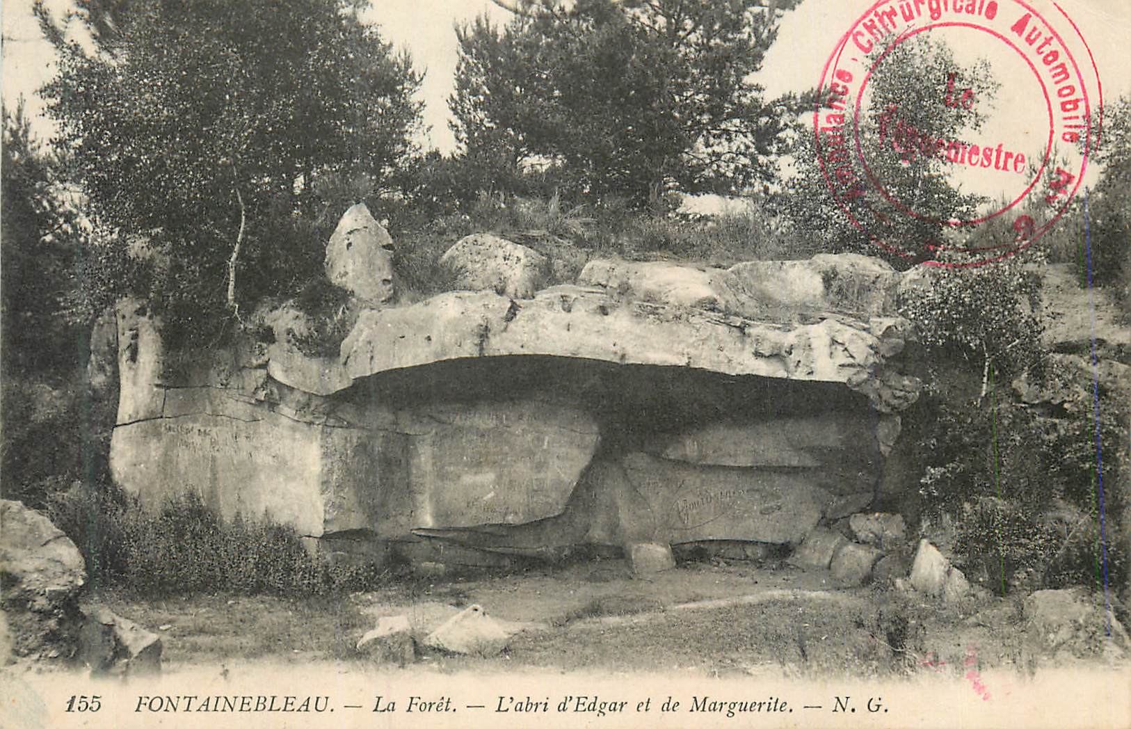 Fontainebleau — La Foresta — L'abri di Edgar e Marguerite — N.G.