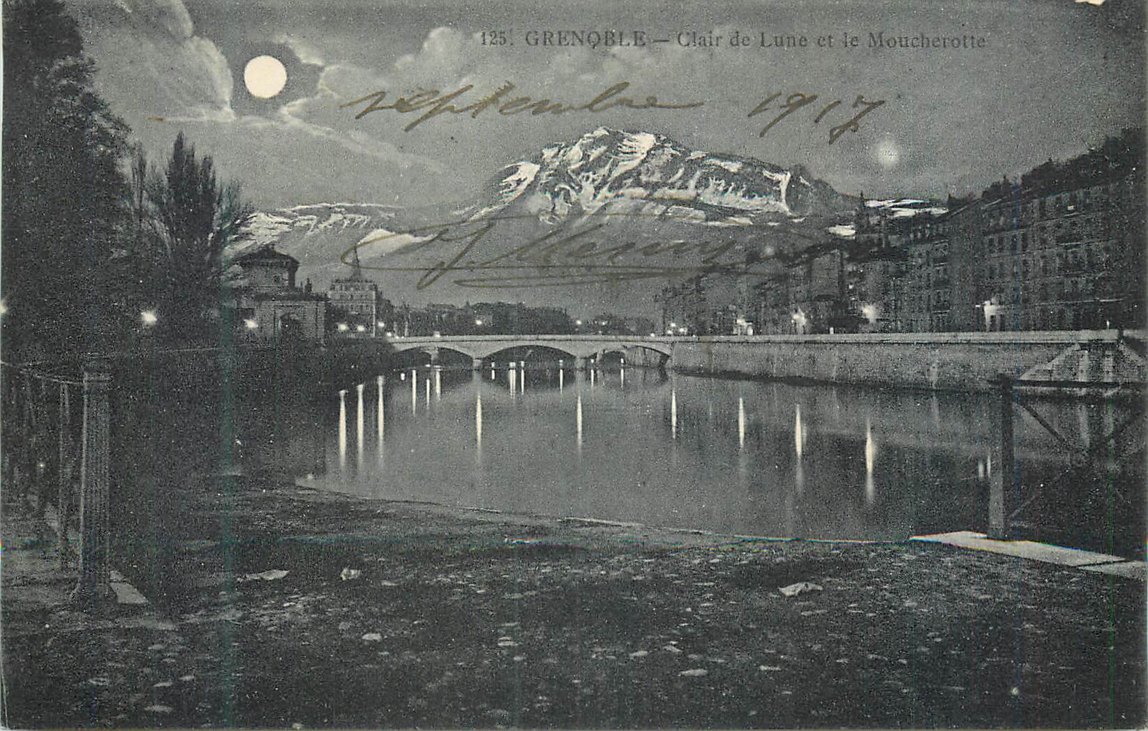 Grenoble — Clair de Lune et le Mouche-Rotte — éditeur inconnu, n° 125
