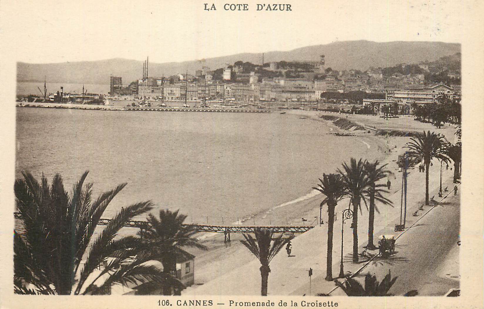 CPA Cannes Cote d'Azur Promenade del a Croisette