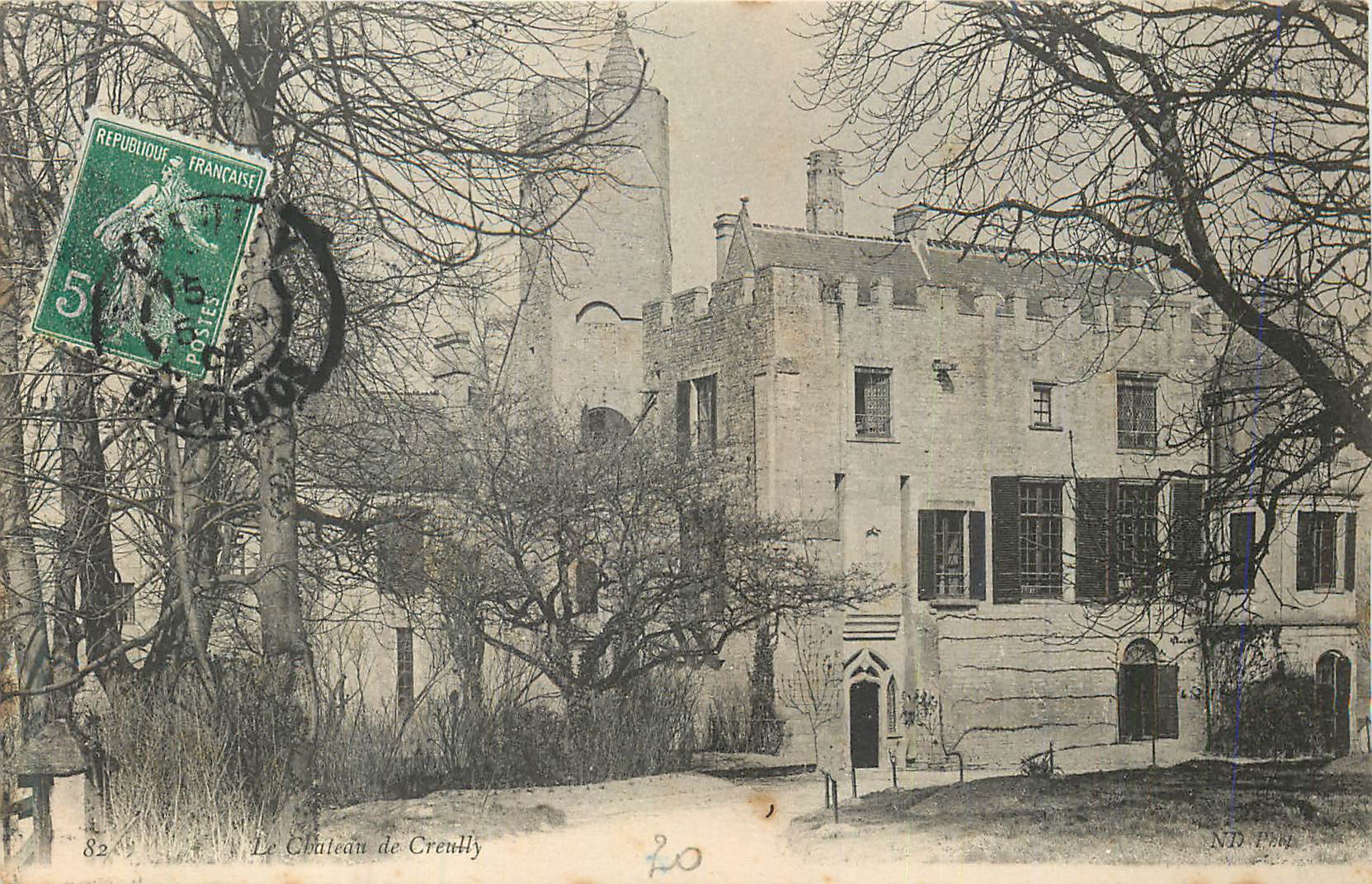 CPA Le Chateau de Creully