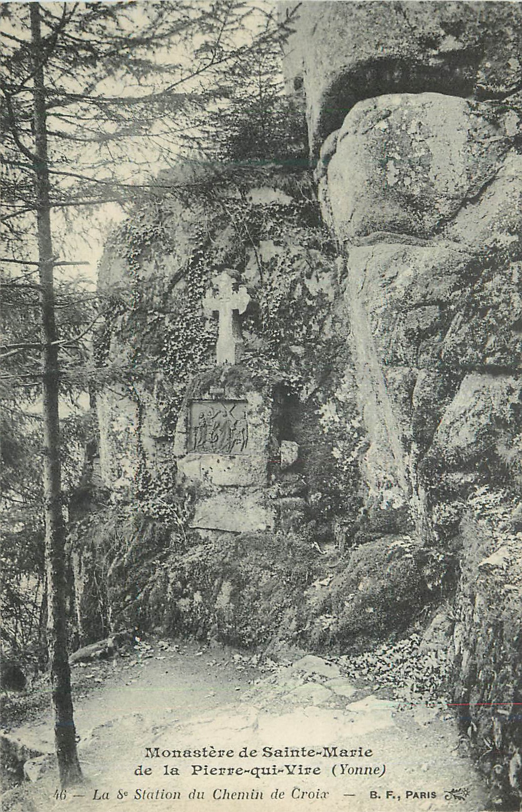 Monastère de Sainte-Marie — La 8e Station du Chemin de Croix — Pierre-qui-Vire (Yonne)