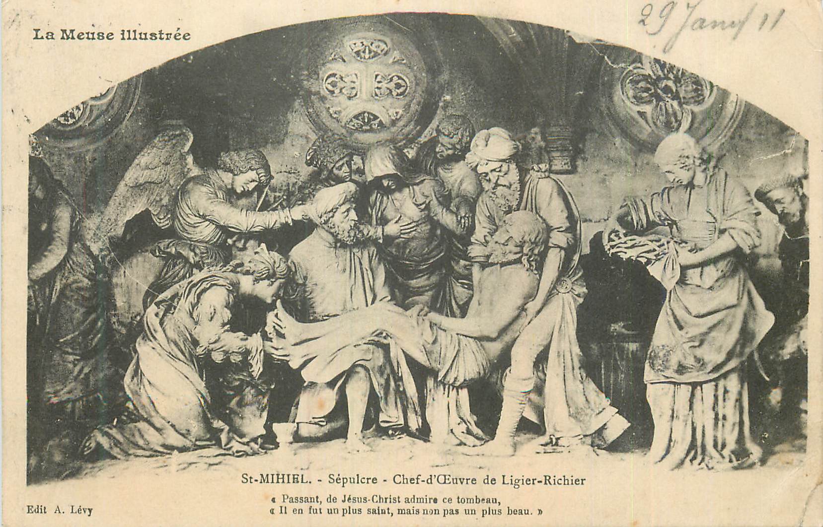 CPA La Meuse Illustree St Mihiel Sepulcre Chef d'Oeuvre de Ligier Richier
