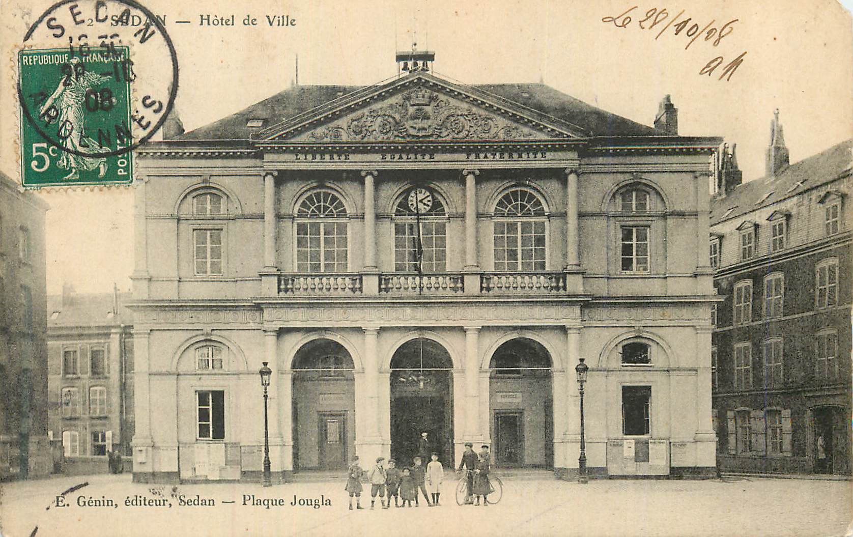 CPA Sedan Hotel de Ville Enfants