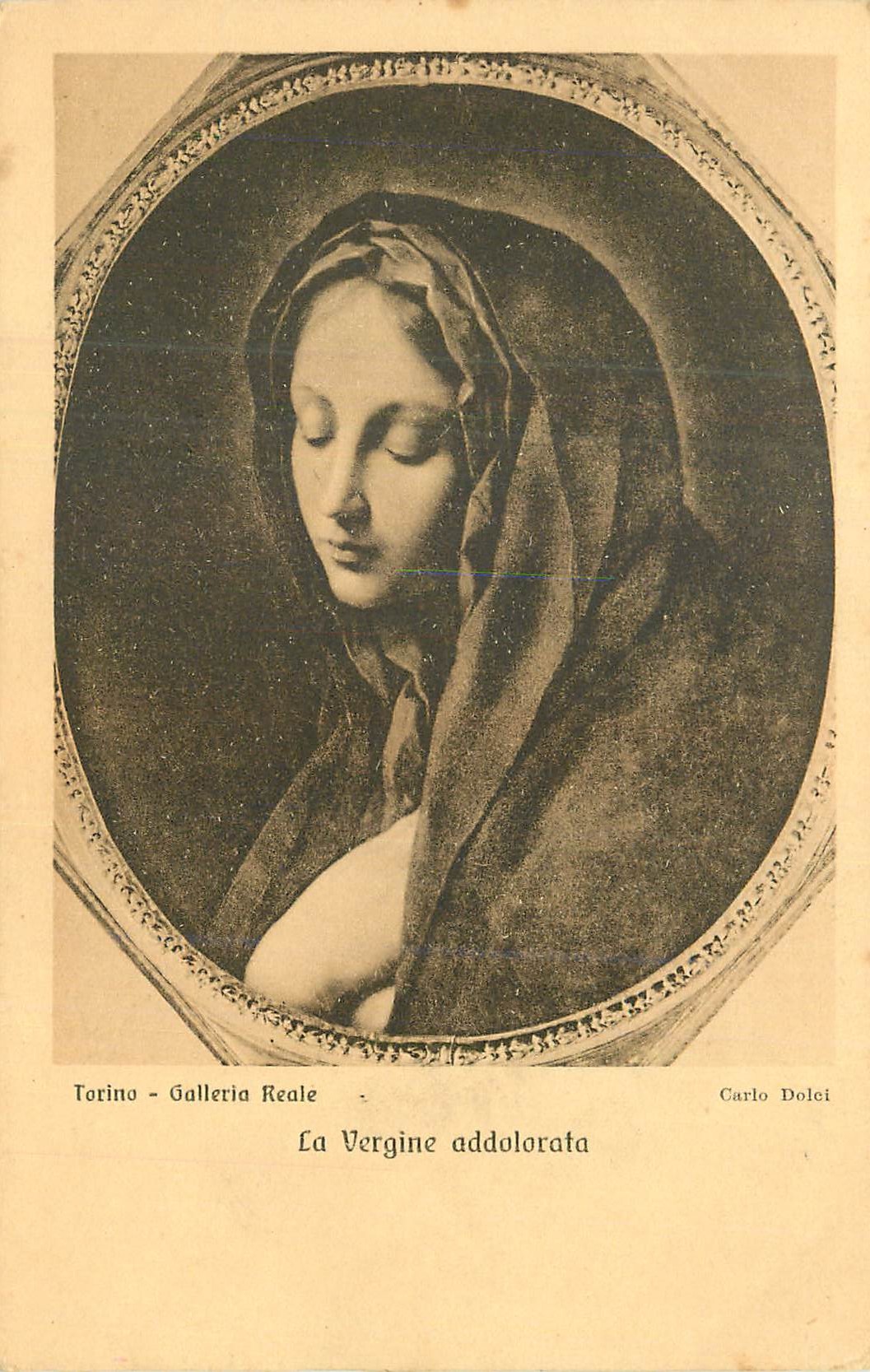 CPA La Vierge Addolorata Torina Galleria Reale